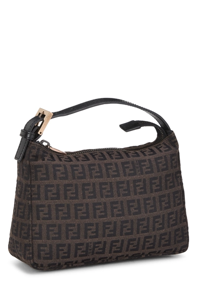Brown Zucchino Canvas Handbag Mini, , large