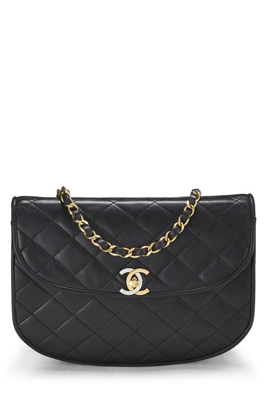 chanel bag black and white