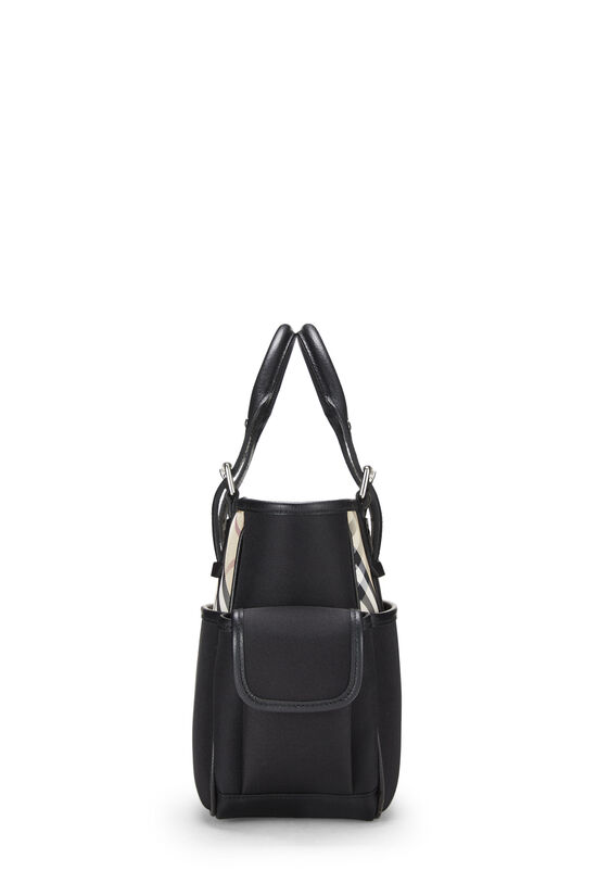Black Nova Check Nylon Handbag, , large image number 2