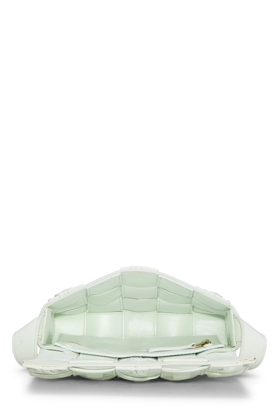 Green Maxi Intrecciato Plisse Cassette Small, , large image number 5