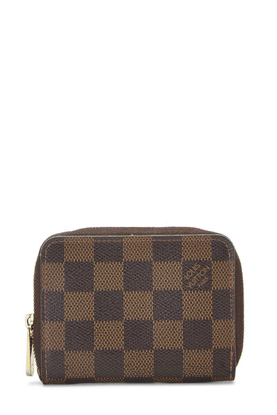 Damier Ebene Zippy Coin Purse