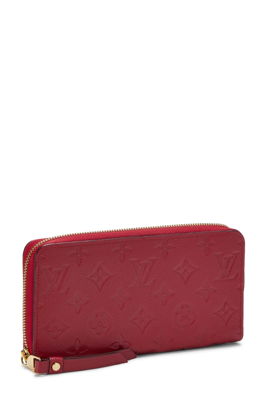 Red Monogram Empreinte Zippy Continental Wallet, , large image number 1