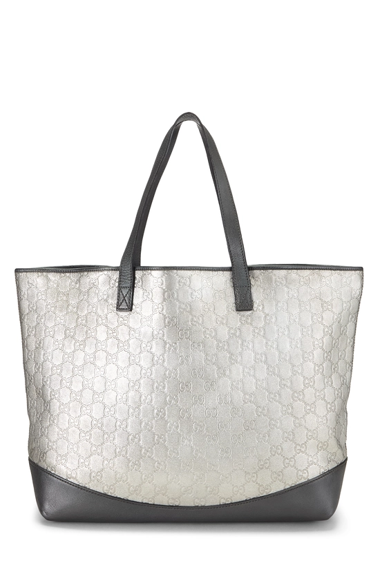 Silver Guccissima Joy Tote Large, , large image number 0