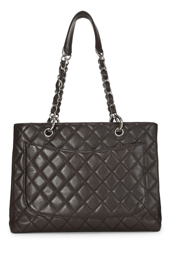 Brown Quilted Caviar Grand Shopping Tote (GST), , large image number 4