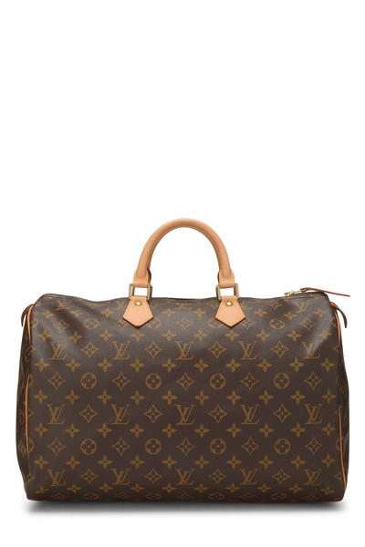 Louis Vuitton Monogram Canvas Speedy 40