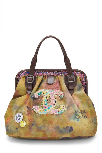 Green Graffiti Canvas On The Pavements Bowling Bag