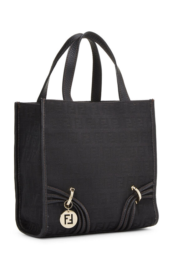 Black Zucchino Canvas Handle Bag Mini, , large image number 1