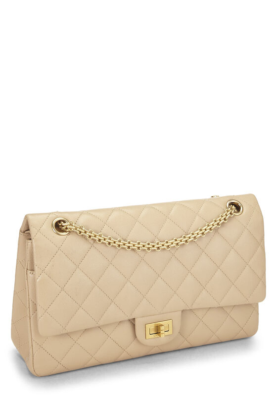 Beige Quilted Caviar 2.55 Reissue Flap 226, , large image number 1