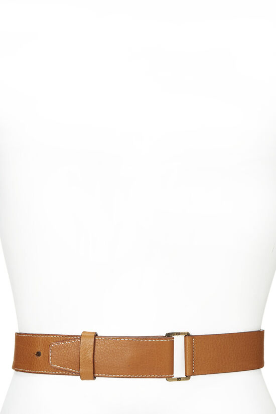 Brown Leather Saddle Belt Bag, , large image number 3