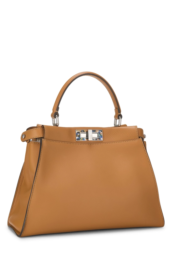 Brown Leather Peekaboo Medium, , large image number 1