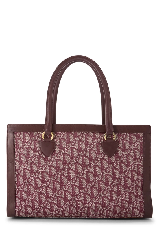 Burgundy Trotter Canvas Double Pocket Tote, , large image number 3
