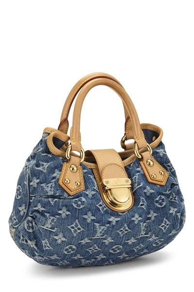 Blue Monogram Denim Pleaty, , large