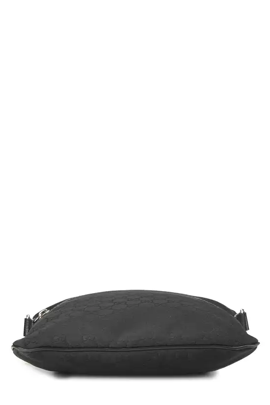 Black GG Nylon Messenger, , large image number 4