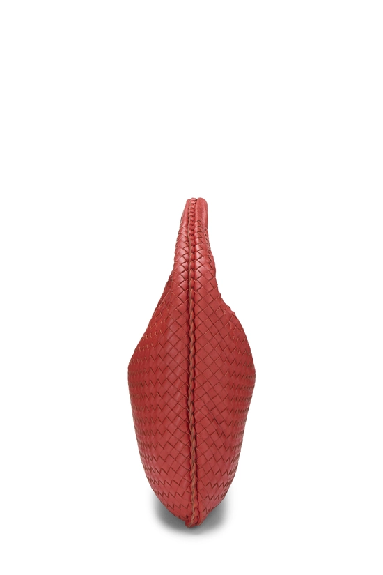 Red Intrecciato Veneta Hobo Medium, , large image number 2