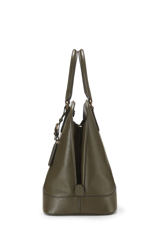 Green Saffiano Dome Tote, , large image number 2