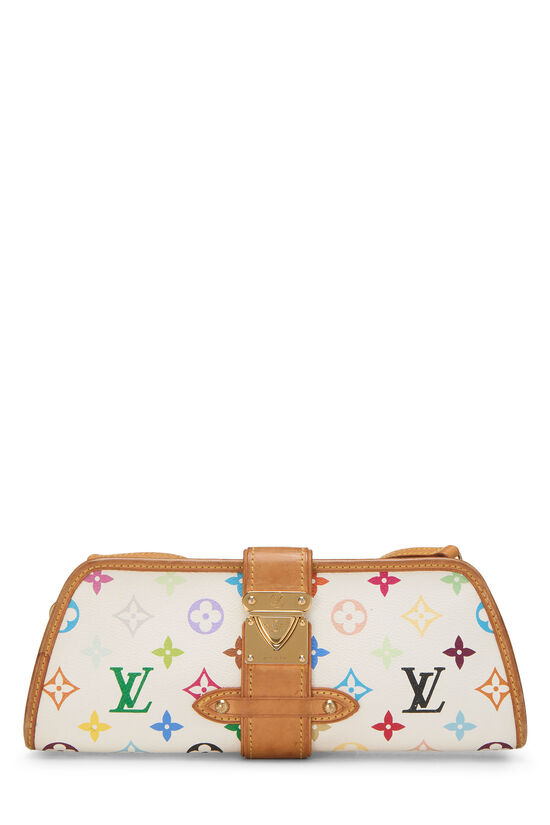 Takashi Murakami x Louis Vuitton White Monogram Multicolore Shirley, , large image number 0