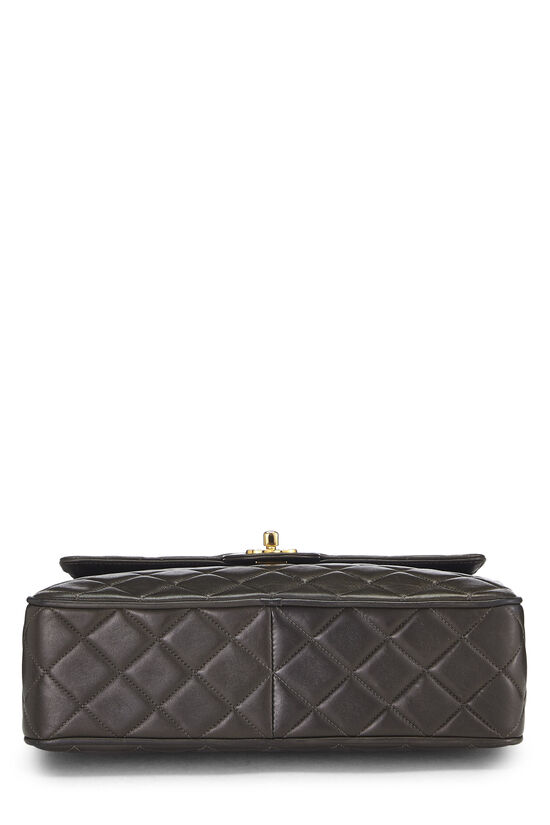 Green Quilted Lambskin Pocket Camera Bag Large, , large image number 4