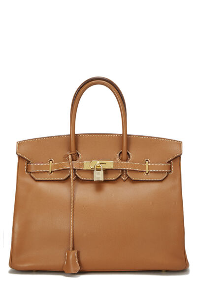 Gold Epsom Birkin 35