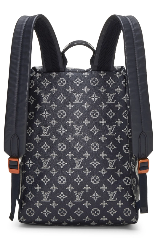 Navy Upside Down Monogram Canvas Apollo Backpack, , large image number 3