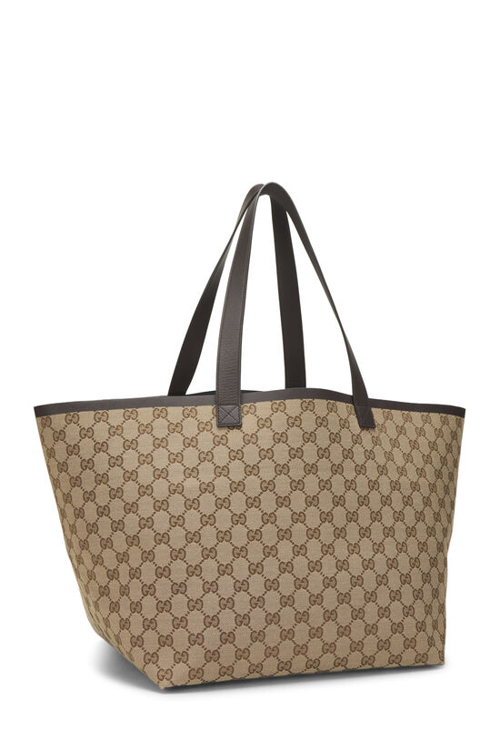 Brown Original GG Canvas Totissima Reversible Tote Medium, , large image number 1