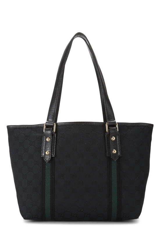 Black Original GG Canvas Jolicoeur Tote, , large image number 3
