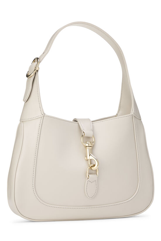 Grey Leather Jackie Shoulder Bag Medium, , large image number 1