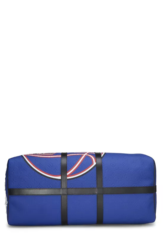 Blue Taurillon NBA Keepall Bandouliere 55, , large image number 4