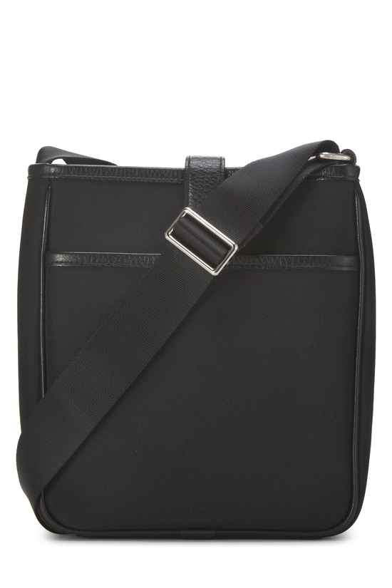 Black Nylon Buckle Messenger Bag, , large image number 3