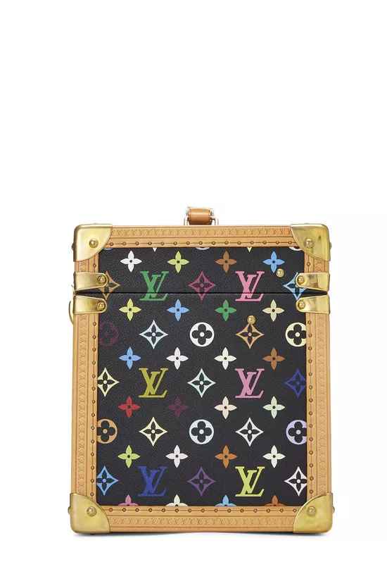 Takashi Murakami x Louis Vuitton Black Monogram Multicolore Canvas Boite Pharmacie, , large image number 2