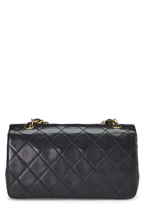 Black Quilted Lambskin Full Flap Mini, , large image number 4