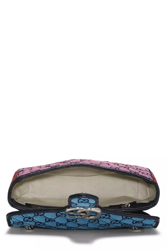 Multicolored GG Canvas Marmont Shoulder Bag Small, , large image number 5