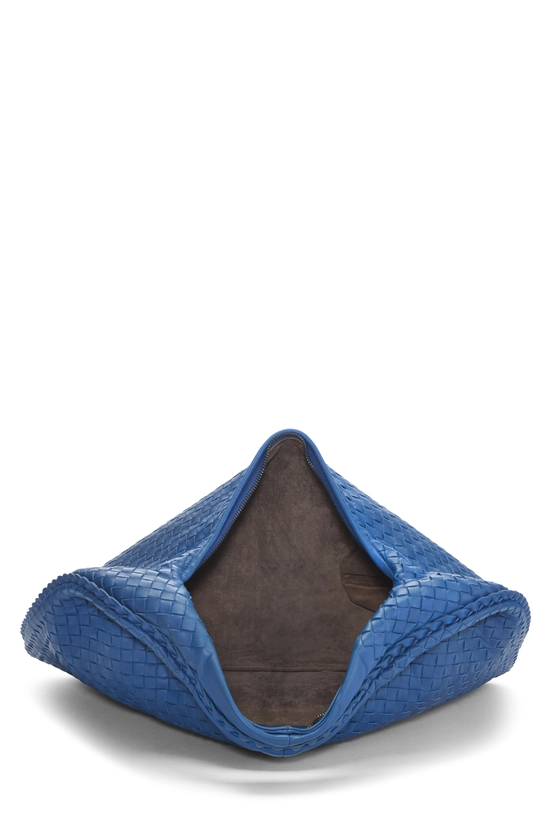 Blue Intrecciato Veneta Hobo Large, , large image number 5