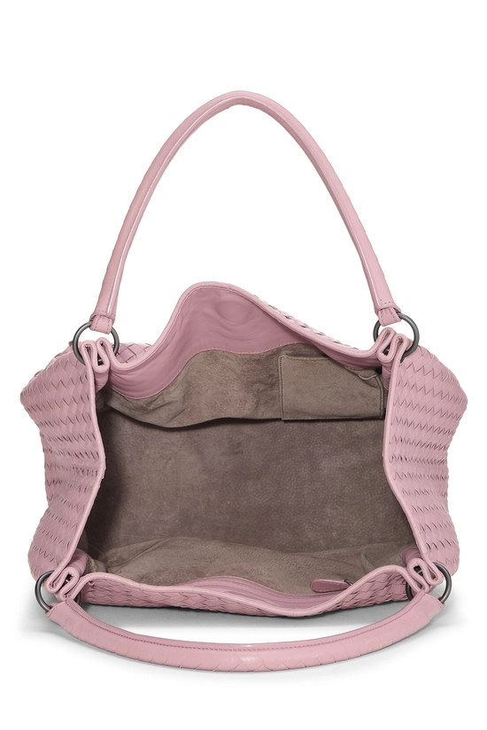 Pink Intrecciato Parachute Tote Medium, , large image number 5