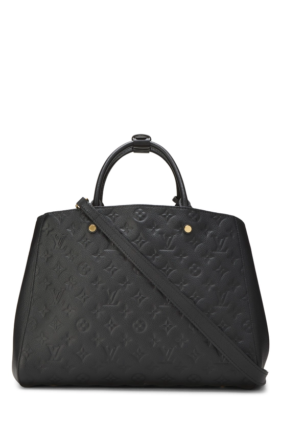 Black Monogram Empreinte Montaigne MM, , large image number 3