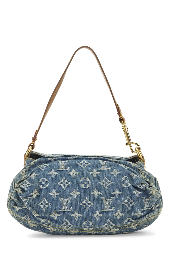 Blue Monogram Denim Pleaty Mini, , large image number 3