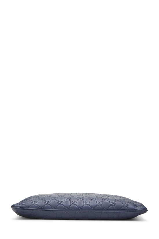 Blue Guccissima Flat Messenger, , large image number 4