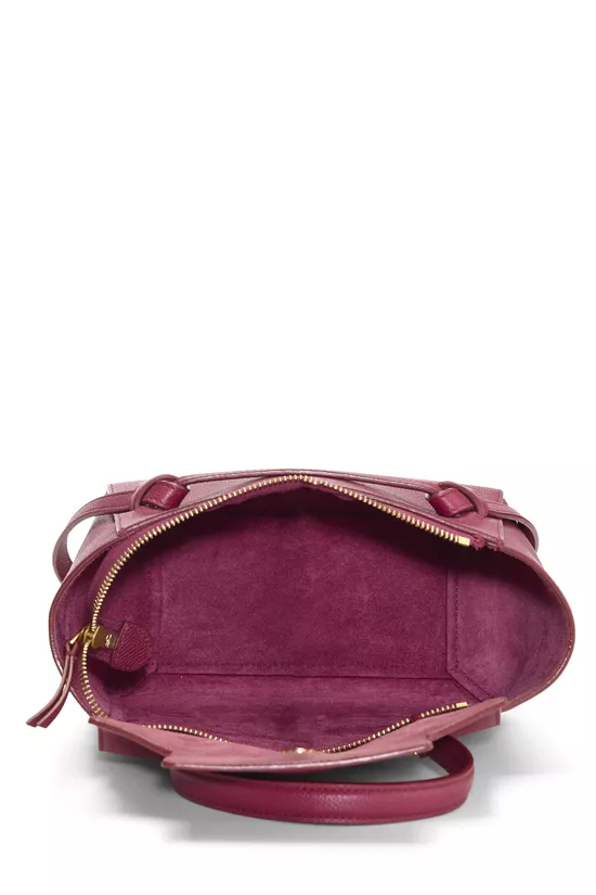 Pink Grained Calfskin Belt Bag Nano, , large image number 5