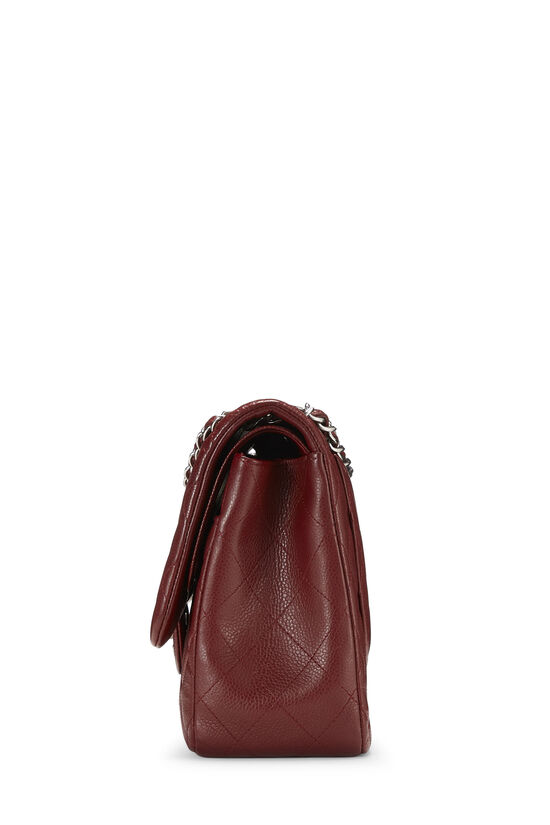 Chanel Hobo Handbag in Burgundy Quilted Leather