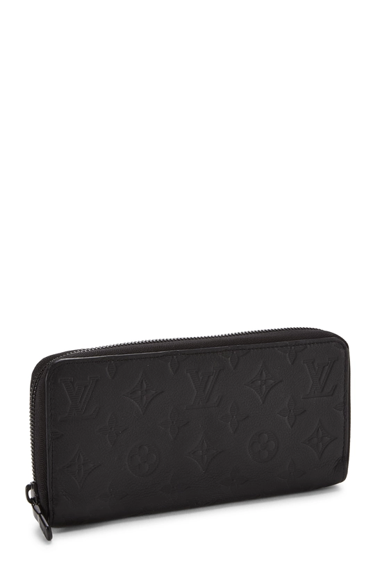 Black Monogram Shadow Zippy Horizontal, , large image number 1