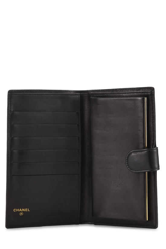Black Lambskin Timeless 'CC' Wallet, , large image number 3