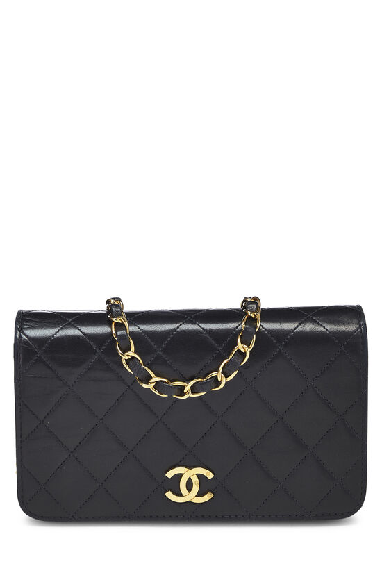 Chanel Flap Bag Mini Lambskin Gold-tone Black in Lambskin with Gold-tone -  US