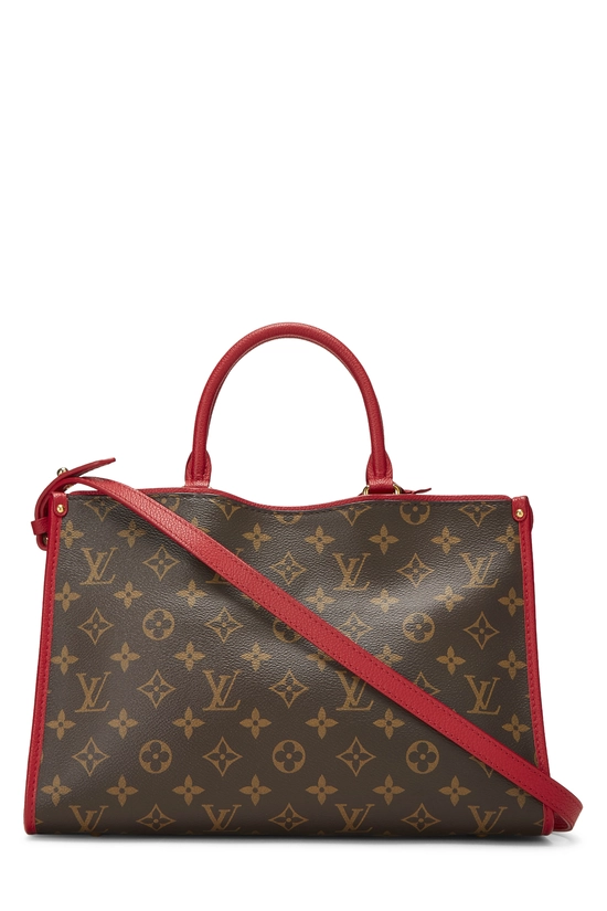 Red Monogram Canvas Popincourt NM PM, , large image number 3