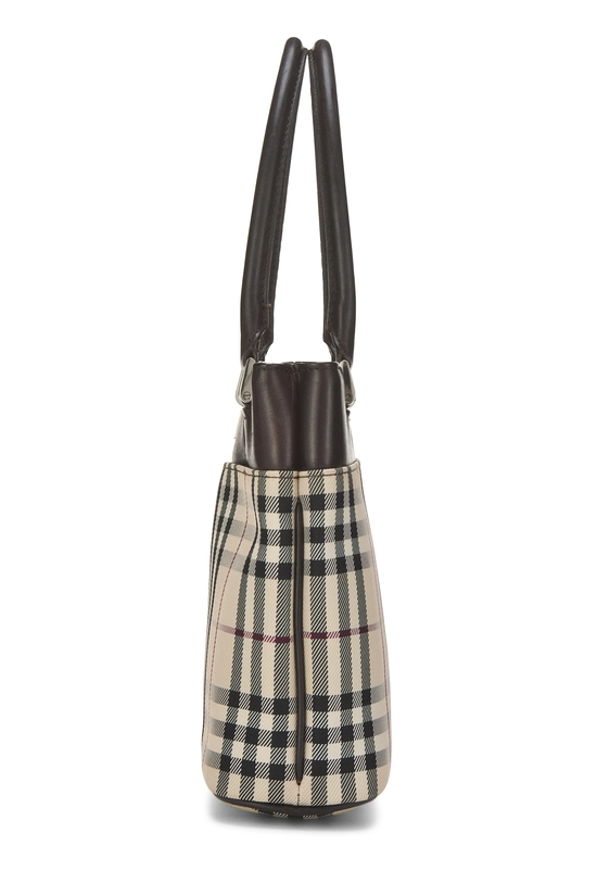 Brown House Check Jacquard Handbag Mini, , large image number 2