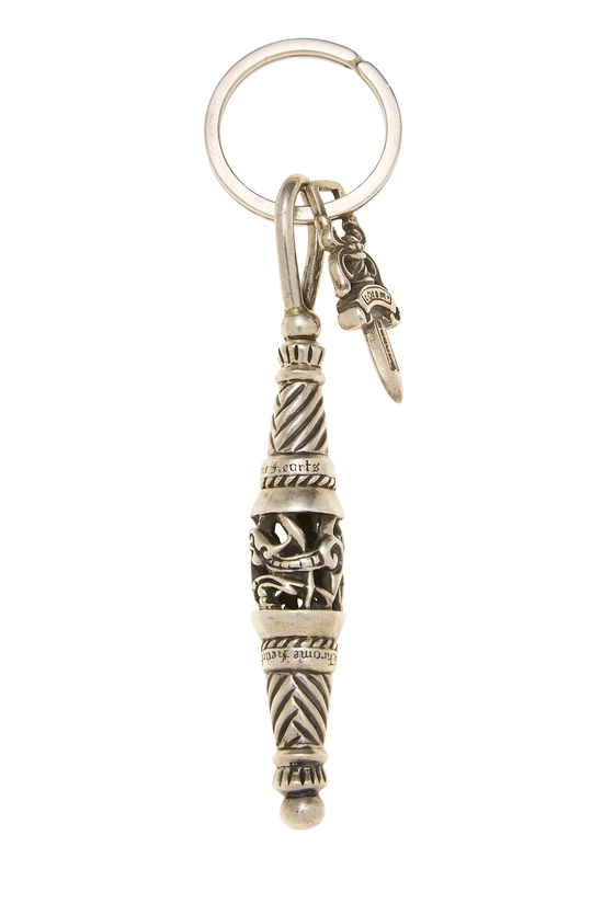 Sterling Silver Celtic Roller Dagger Keychain, , large image number 0
