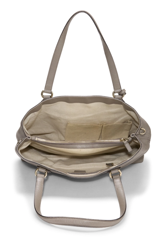 Grey Leather Soho Working Tote Large, , large image number 5