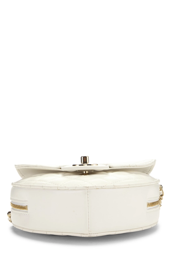 White 'CC' In Love Heart Crossbody, , large image number 4