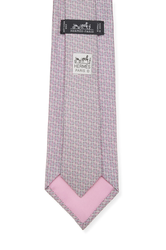 Pre-Owned Pink Silk Tie QGM05C2NPB00C
