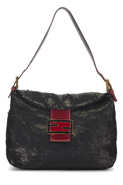 Fendi Black Seqiun Shoulder Bag — photo 1