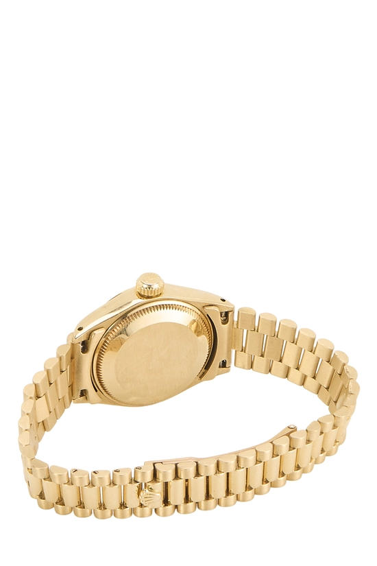 Green Stella 18K Gold Datejust President 6917 26mm, , large image number 3