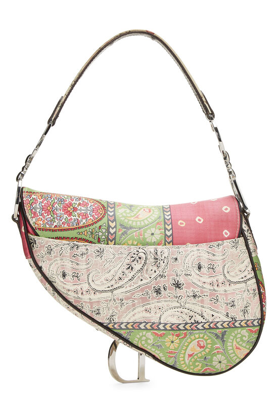 Multicolor Satin Saddle Bag, , large image number 3